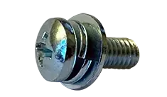 10-32 x 1/2" SEMS Machine Screws Phillips Pan Head Split Lock & Regular Flat Washer Steel Zinc & Bake (4000 / Pkg.) New Arrival