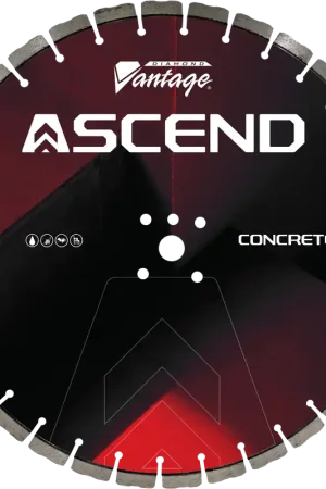 Special Offer Diamond Vantage 3021ASCEND 30" x 0.210" Walk Behind Saw Diamond Blade for Concrete Ascend - Castle Segments