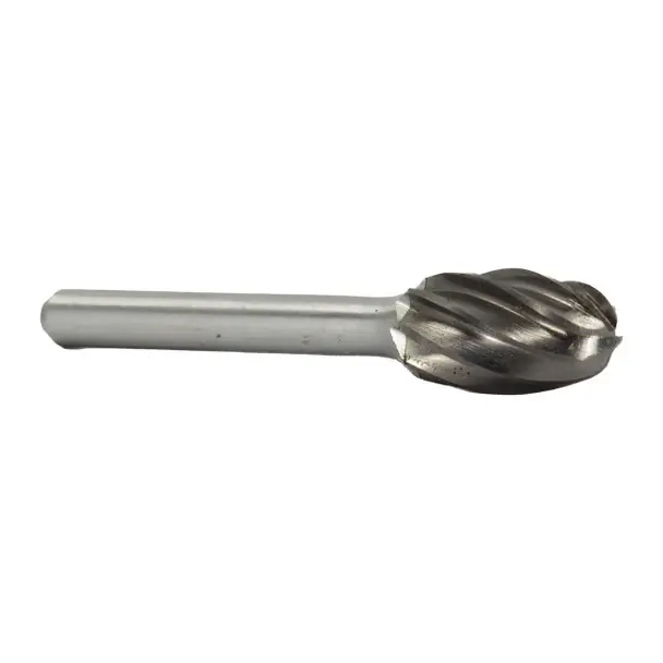 1/2" X 7/8" Oval Carbide Bur for Aluminum Solid Carbide 1/4" Round Shank DULSE5NF Genuine