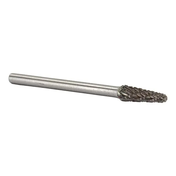 1/8" X 3/8" Cone Radius-End 14 Degree Taper Miniature Carbide Bur Solid Carbide 1/8" Round Shank DULSL41 Order Now