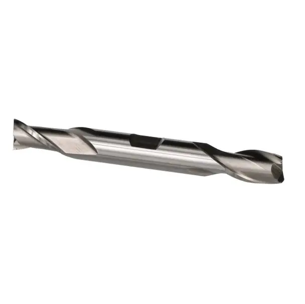 Professional Grade 9/16" X 1-1/8" 2 Flute Double End End Mill HSS 5/8" Shank DWCT220