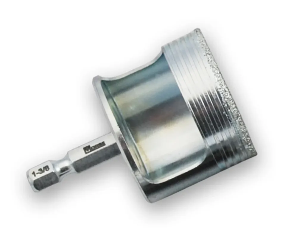 1-1/8" Diamond Grit Hole Saw One-Piece with Quick-Release Shank MK Morse DG18C Limited Offer