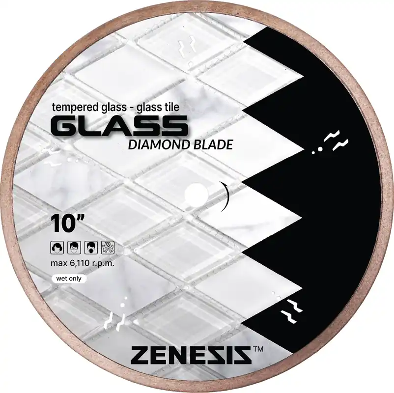 Best Seller Diamond Vantage S-0406CWGZ 4" x 0.060" Diamond Blade for Glass ZENESIS GLASS