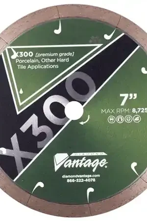 Weekend Sale Diamond Vantage 1008APWX3 10" x 0.080" x 5/8" Diamond Blade for Tile/Porcelain/Hard X300 PORCELAIN