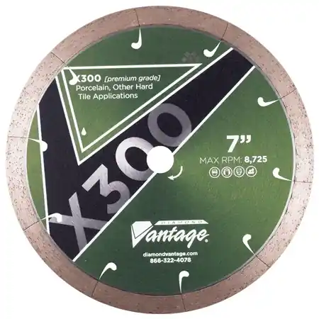 Weekend Sale Diamond Vantage 1008APWX3 10" x 0.080" x 5/8" Diamond Blade for Tile/Porcelain/Hard X300 PORCELAIN