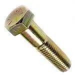 9/16-18 X 2" Hex Head Cap Screws Grade 5 Steel Yellow Zinc Fully Threaded (25 / Pkg.) Markdown