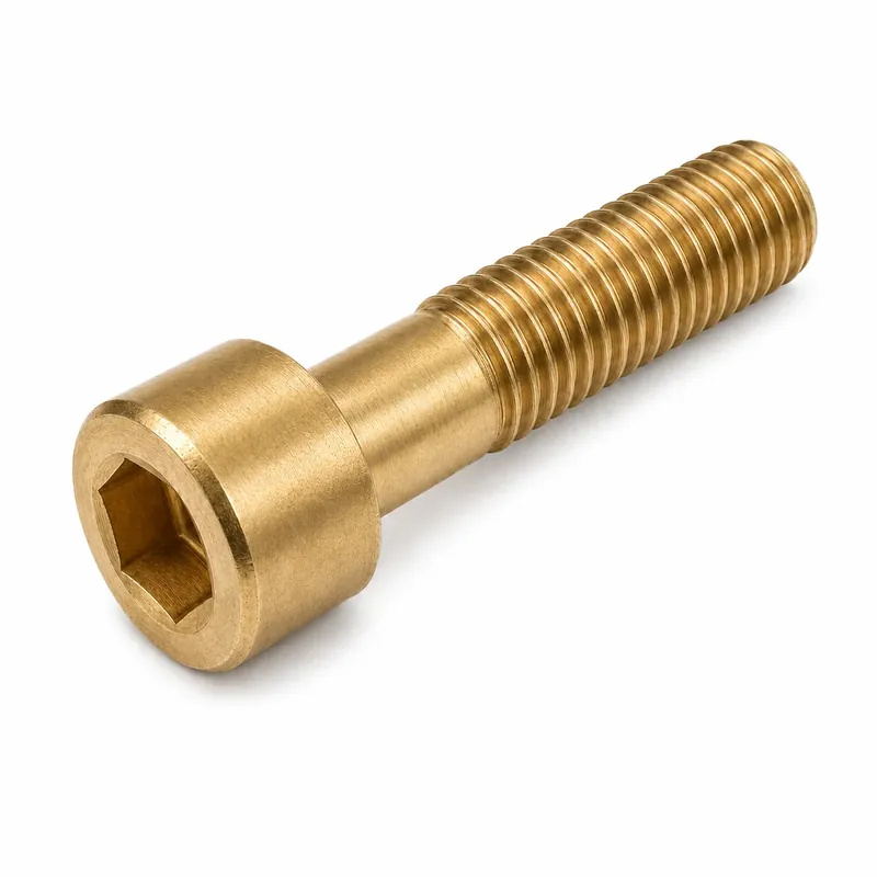 Buy Today 5/16-18 X 3/4" Socket Cap Screws Hex Socket Drive USA Made Fully Threaded Brass (100 / Pkg.)