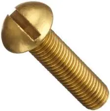 Buy Direct 2-56 X 3/8" Round Head Machine Screws Slotted Drive Brass (600 / Pkg.)