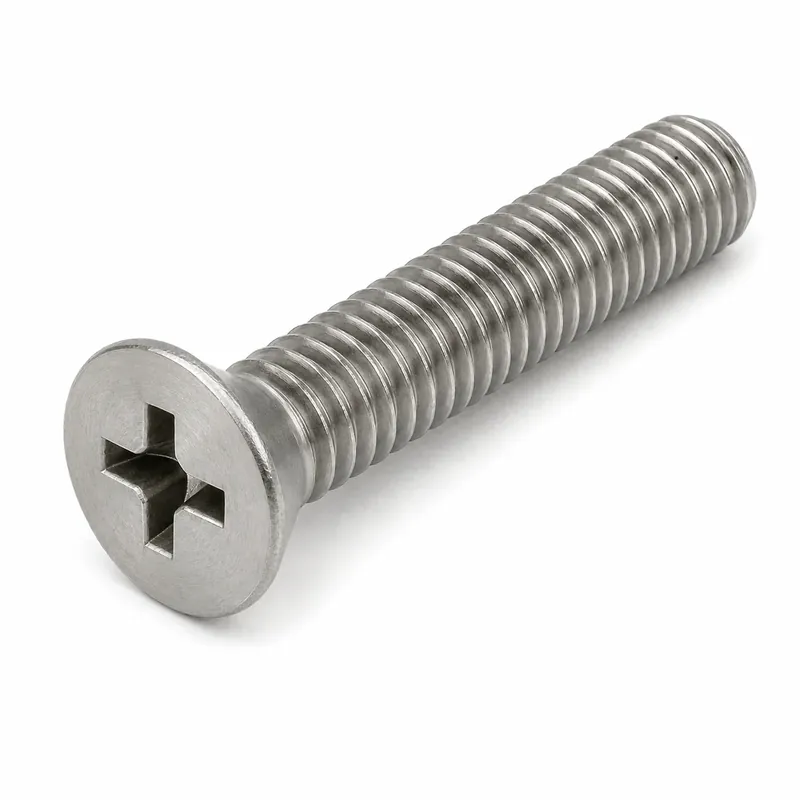 1/4-20 X 3" Flat Head Machine Screws Phillips Drive Plain Steel (100 / Pkg.) Special Offer