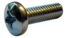 Final Sale M1.6-0.35 X 3mm Pan Head Machine Screws Phillips Drive Steel Zinc Plated (600 / Pkg.)