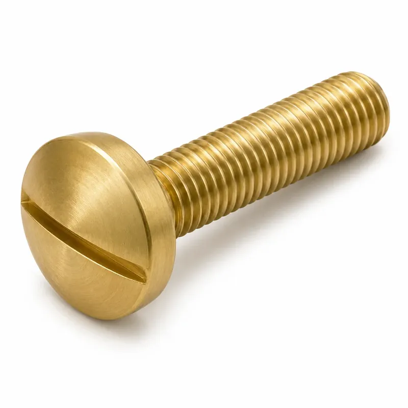 Popular 6-32 X 3/8" Binding Head Machine Screws Slotted Drive Brass (200 / Pkg.)