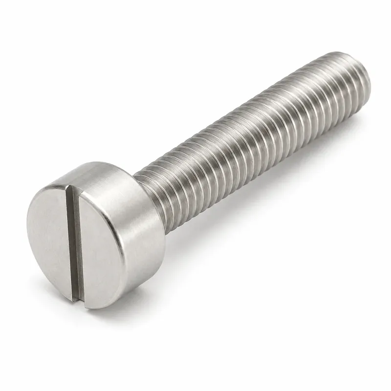 M6-1 X 45mm Cheese Head Machine Screws Slotted Drive Steel Zinc Plated (100 / Pkg.) Direct From Factory