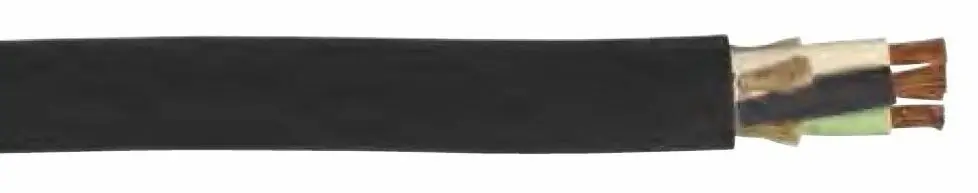 Carolprene® Jacketed Type SOOW Portable Cord - 4 AWG 3 Conductor - 600V - Black - 01822 Special Offer