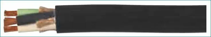 Carolprene with 17 FREE® Jacketed Type SOOW 16 awg 2 conductor black jacket portable cord, Hf722 Limited Offer