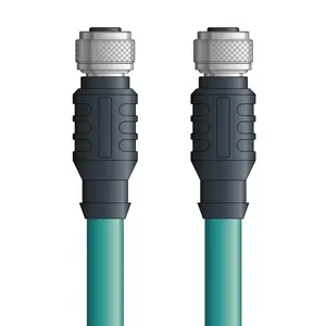 Big Sale PB4110128F02 - LAPP UNITRONIC® PROFIBUS Cordsets 24 AWG / 1 pair Bus - Violet Polyurethane (PUR) - M12 Male / M12 Male connectors - 2m