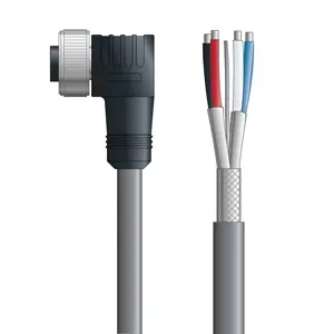 Limited Time DN4110005F05 - LAPP UNITRONIC® DeviceNet Cordsets 14 & 18 AWG / 1 + 1 pair Bus - Gray PVC - 7/8 in Male Panel Mount / Wire Leads connectors - 5m