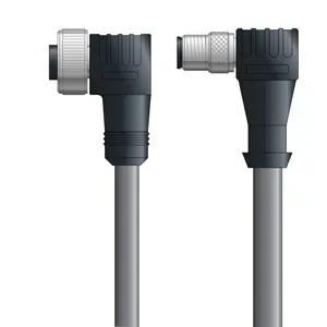 Buy Today DN4110034F05 - LAPP UNITRONIC® DeviceNet Cordsets 14 & 18 AWG / 1 + 1 pair Bus - Gray PVC - 7/8 in Female 90 deg / M12 Male 90 deg connectors - 5m