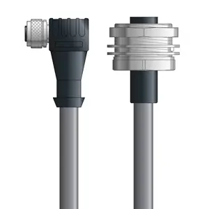 Best Price DN4110083F05 - LAPP UNITRONIC® DeviceNet Cordsets 14 & 18 AWG / 1 + 1 pair Bus - Gray PVC - M12 Female 90 deg / 7/8 in Female Bulkhead connectors - 5m