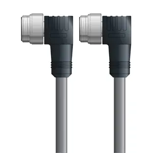 DN4110054S10 - LAPP UNITRONIC® DeviceNet Cordsets 15 & 18 AWG / 1 + 1 pair Bus - Gray PVC - 7/8 in Male 90 deg / 7/8 in Male 90 deg connectors - 10m Get Yours