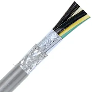 281604CY - LAPP ÖLFLEX® CONTROL TM CY Shielded Multiconductor Cable - 16 AWG 4 Conductor - Gray Mega Sale