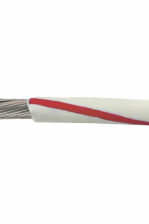 1856 WR001 - Alpha Wire MIL-W-16878E/1/Type B/MIL-W-76B/Type LW PVC Hook-Up/Lead Wire - 20 AWG - 7/28 Stranded Conductor - Tinned Copper - 600V - White/Red - 1000ft Special Offer