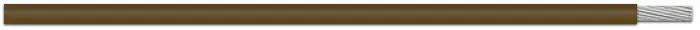 1857 BR005 - Alpha Wire MIL-W-16878E/1/Type B PVC Hook-Up/Lead Wire - 18 AWG - 7/26 Stranded Conductor - Tinned Copper - 600V - Brown - 100ft Special Discount