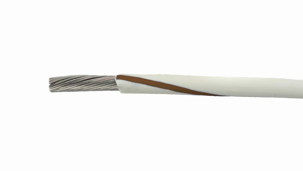 Best Seller 1857 WN001 - Alpha Wire MIL-W-16878E/1/Type B PVC Hook-Up/Lead Wire - 18 AWG - 7/26 Stranded Conductor - Tinned Copper - 600V - White/Brown - 1000ft
