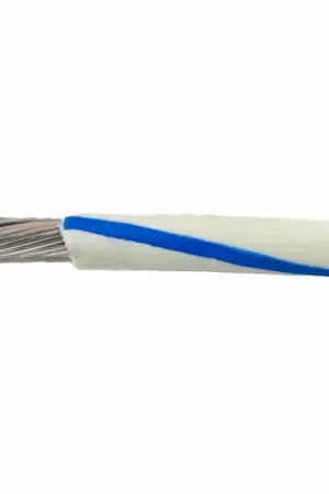 1854/19 WU001 - Alpha Wire MIL-W-16878E/1 PVC Hook-Up/Lead Wire - 24 AWG - 19/36 Stranded Conductor - Tinned Copper - 600V - White/Blue - 1000ft Holiday Sale