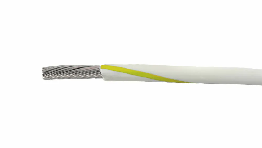1858/19 WY001 - Alpha Wire MIL-W-16878E/1 PVC Hook-Up/Lead Wire - 16 AWG - 19/29 Stranded Conductor - Tinned Copper - 600V - White/Yellow - 1000ft Best Choice