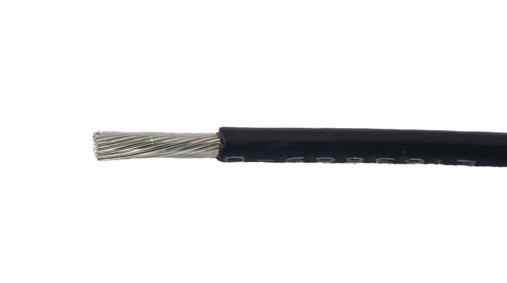 Crafted Alpha 67025 BK321 Metric EcoWire® Hook-Up/Lead Wire - 23 AWG - 32/0.1 Stranding Black mPPE Insulation - 50 Meter Put-Up