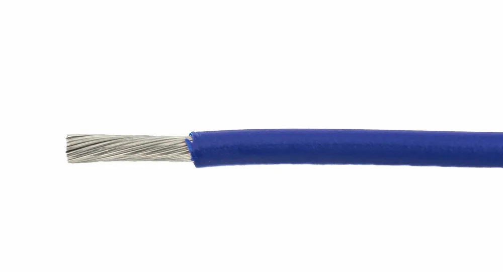 Deal Alpha Wire EcoWire® Hook-Up/Lead Wire - 18 AWG 16 Stranded Conductor - Tinned copper - 600V - Dark Blue - 1000 ft