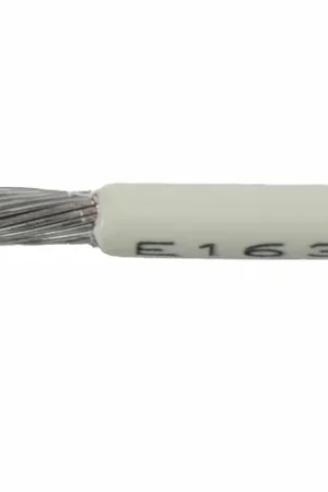 Weekend Sale Alpha Wire EcoWire® Hook-Up/Lead Wire - 18 AWG Solid Conductor - Tinned copper - 600V - White - 100 ft