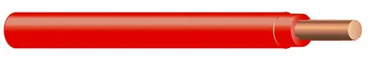 TFN Building Wire - 16 AWG - Red - Solid Conductor Fast Shipping