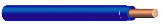 Holiday Sale TFN Building Wire - 18 AWG - Dark blue - Solid Conductor