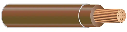 THHN Building Wire - 8 AWG - Brown - Stranded Conductor Hassle-Free Returns
