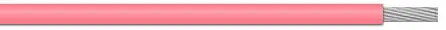 Affordable UL 1007/1569/TR-64 PVC Hook-Up/Lead Wire - 18 AWG 16 Strand - Pink