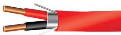 Super Sale Fire Alarm Cable - FPLR Riser Rated - 16/2 Shielded - Red Jacket - 1000 ft Reel