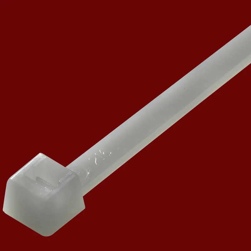 Genuine ACT 8" Nylon Cable Tie - 40lb Strength - Natural - 10,000 cable ties/case