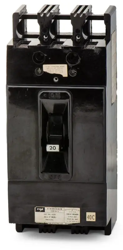 Bargain Federal Pacific NFS4320 - 20A 3 Pole Molded Case Circuit Breaker