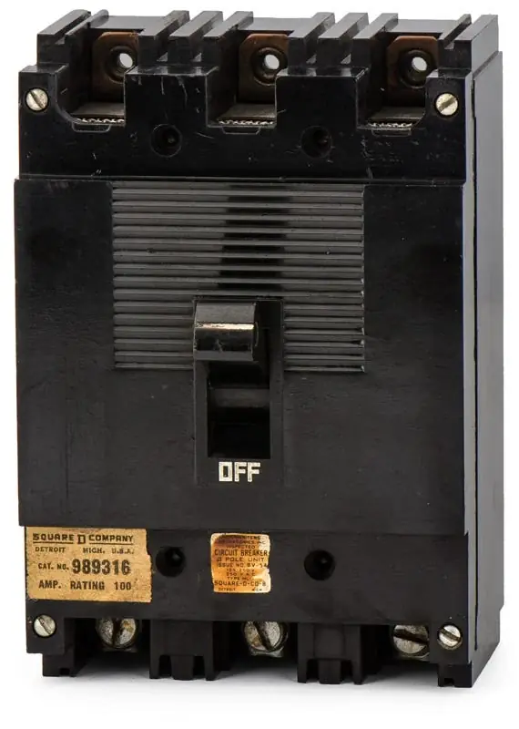 Square D 989316 - 100A 3 Pole Molded Case Circuit Breaker Express Delivery