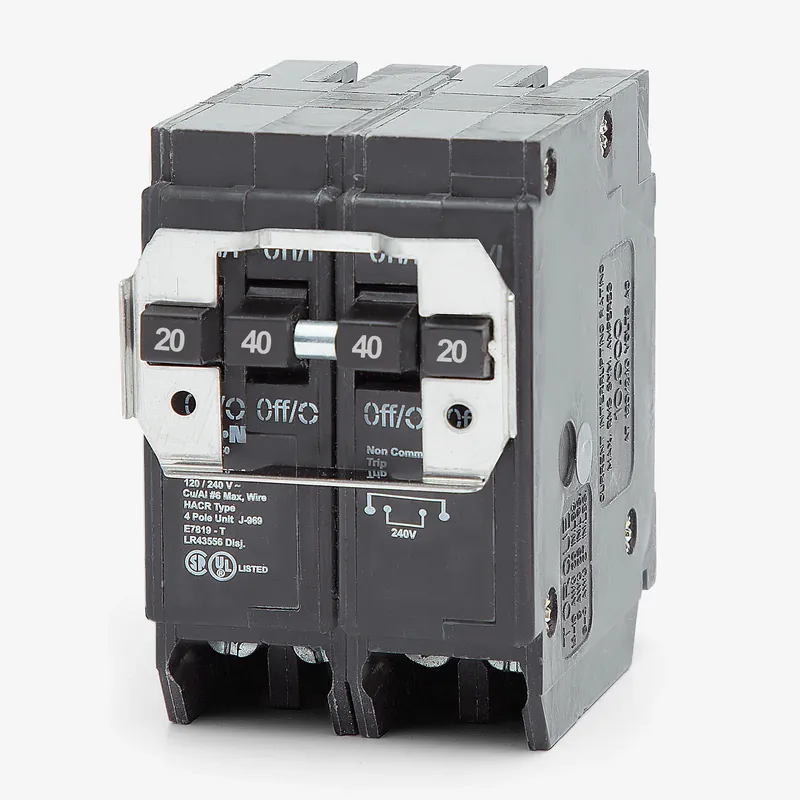 Eaton / Cutler-Hammer BQ220240 - 20/40A Quadplex Miniature Circuit Breaker Price Drop