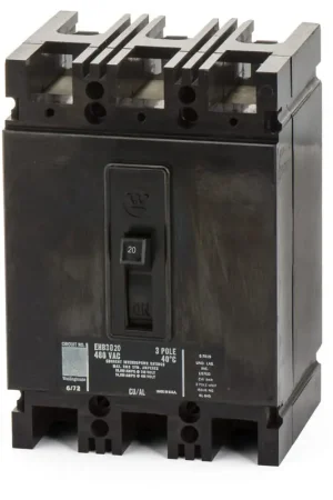 Eaton / Westinghouse EHB3020 - 20A 3 Pole Molded Case Circuit Breaker Clearance