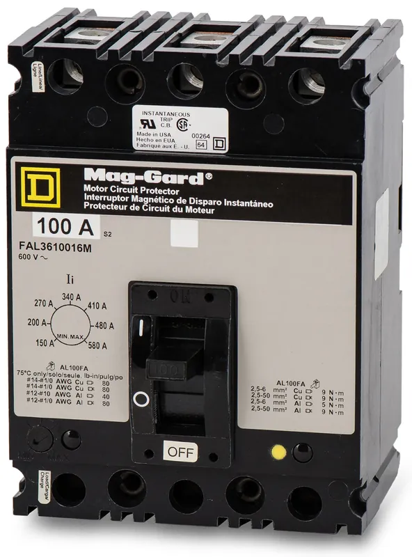Save Now Square D FAL3610016M - 100A 3 Pole Motor Circuit Protector