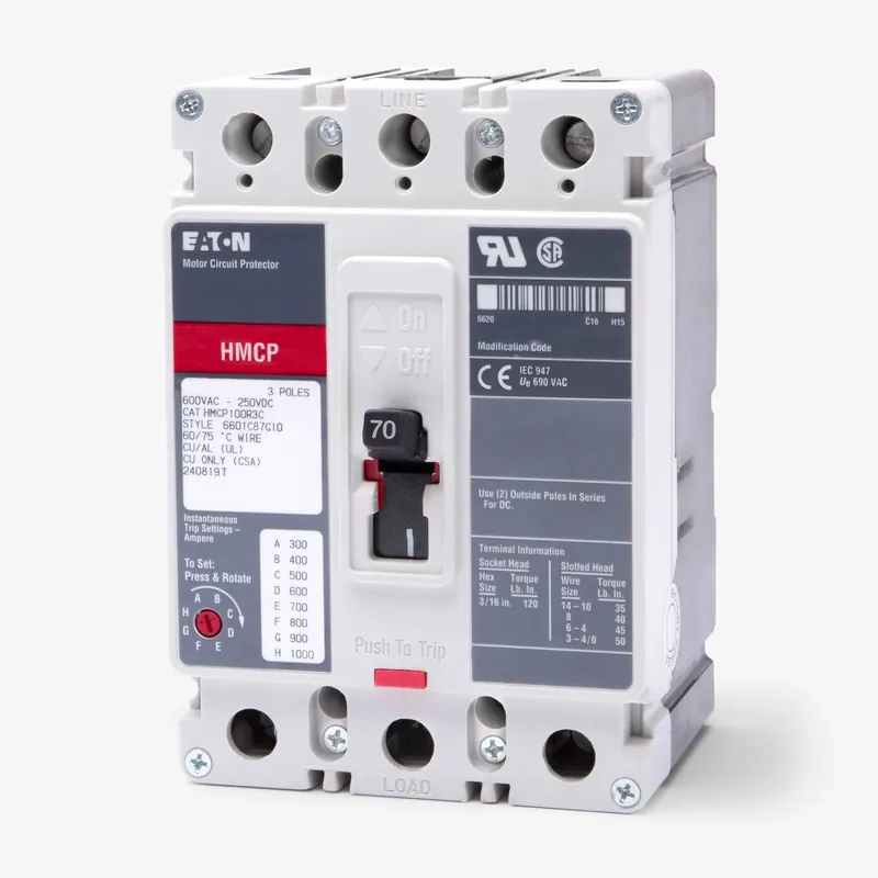Eaton / Cutler-Hammer HMCP070J2 - 70A 3 Pole Motor Circuit Protector Weekend Sale