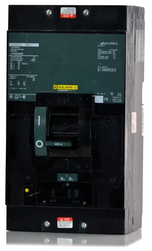 Square D LHP36400MB - 400A 3 Pole Molded Case Circuit Breaker Clearance