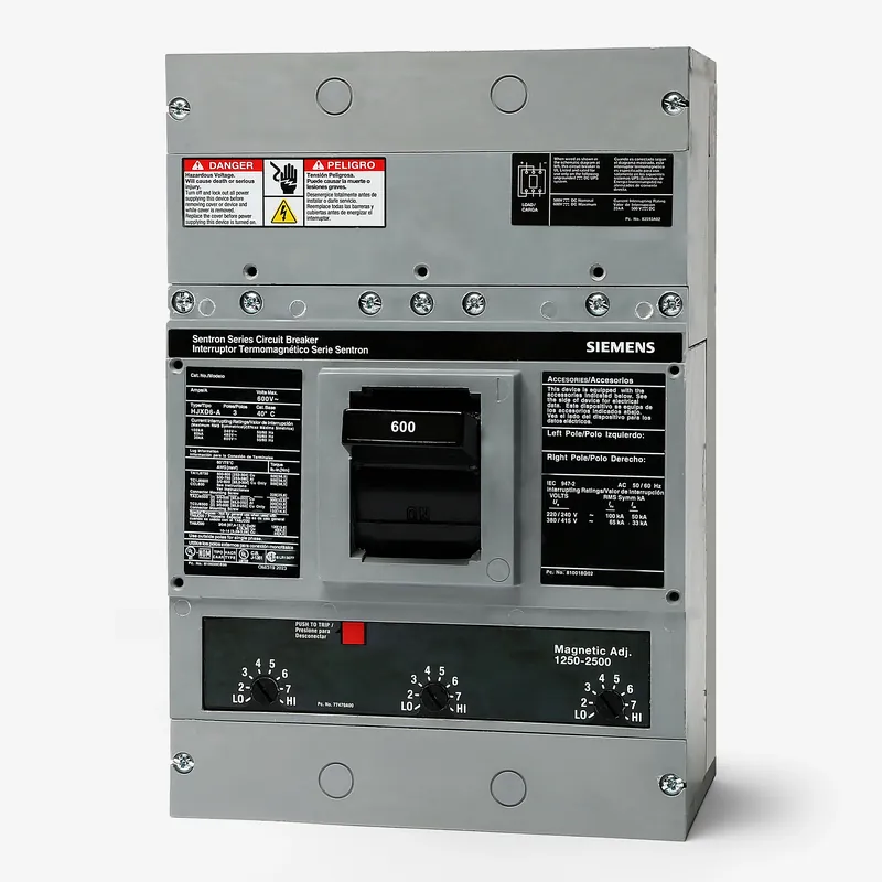 Latest Siemens LXD63B600L - 600A 3 Pole Molded Case Circuit Breaker