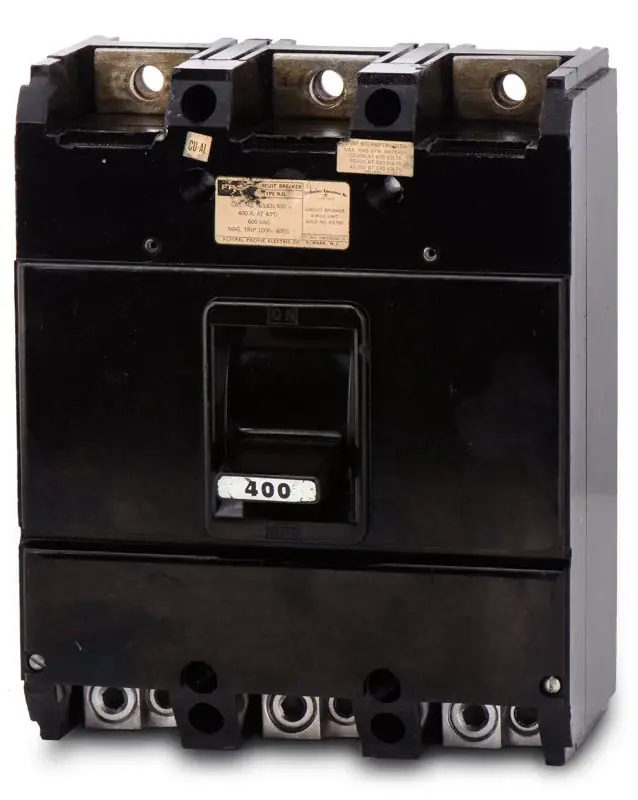 Special Discount Federal Pacific NJL631400 - 400A 3 Pole Molded Case Circuit Breaker