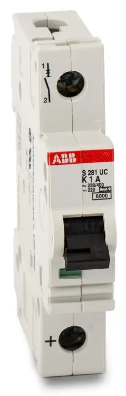Weekend Sale ABB S281UC-K1 - 1A 1 Pole Miniature Circuit Breaker
