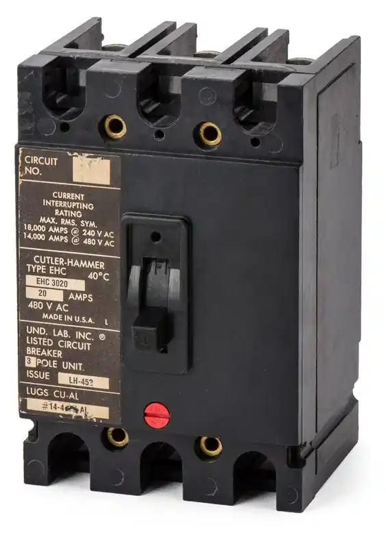 Buy Today Eaton / Cutler-Hammer EHC3020 - 20A 3 Pole Molded Case Circuit Breaker