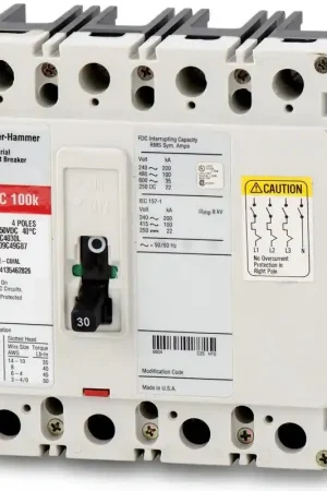 Affordable Eaton / Cutler-Hammer FDC4030L-R - 30A 4 Pole Molded Case Circuit Breaker